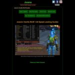 Joanas 1-60 Classic WoW Leveling Guides